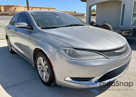 2015 Chrysler 200 Limited из США, поврежденный, VIN 1C3CCCAB4FN660631